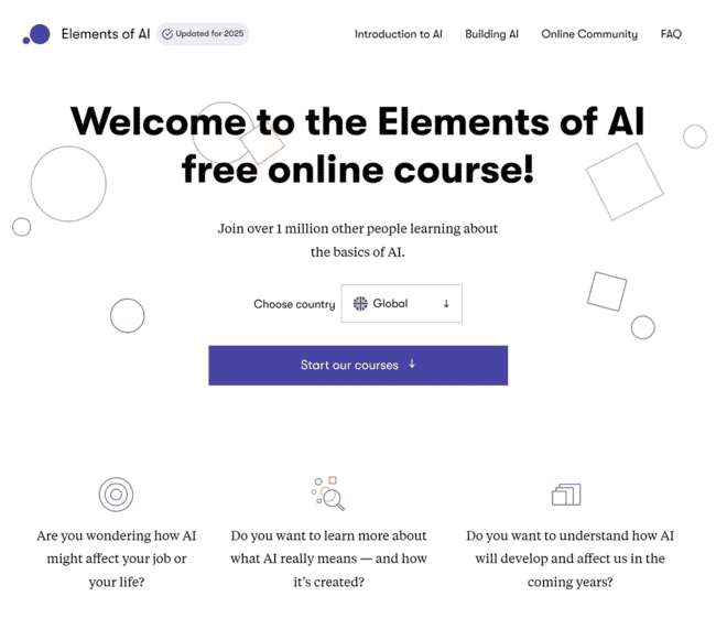 Elements of AI