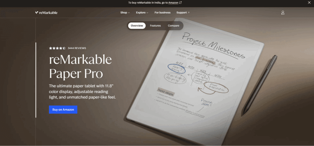 Remarkable 3 Smart Notebook
