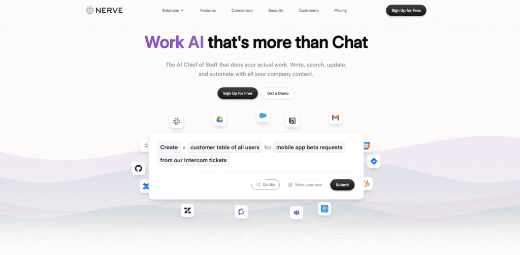 Nerve: AI Personal Chief of Staff for Leadership