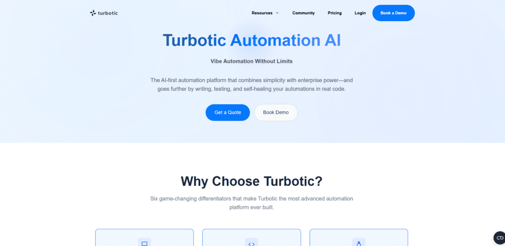Turbotic Automation AI: No-Code Conversational Workflow Builder
