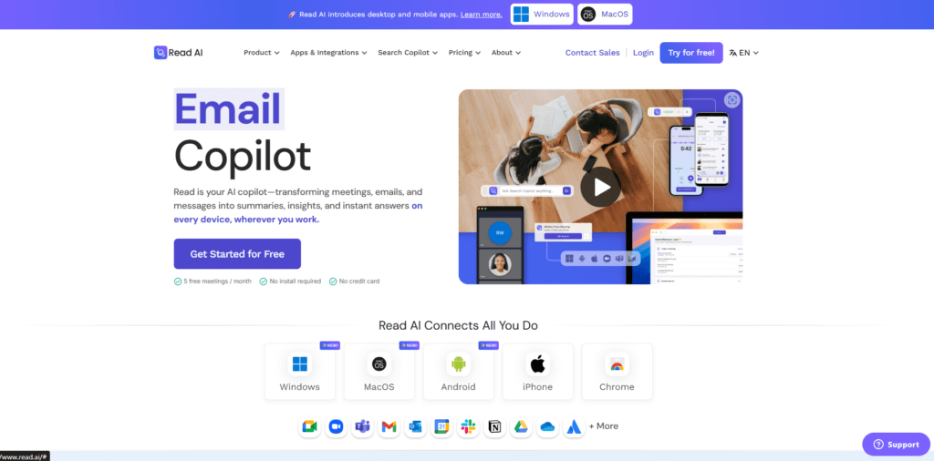 Read AI: Automated Meeting Recording and Summarization