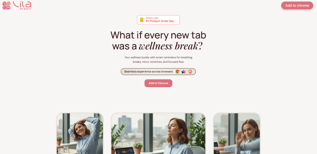 Lila by Zivy Executive Micro-Break Wearable