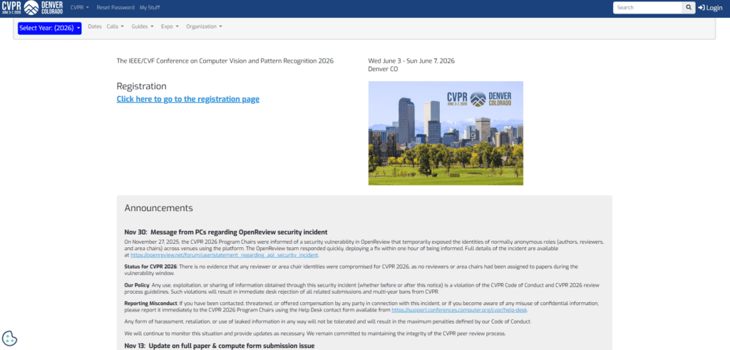 CVPR 2026: Advancing Computer Vision and Multimodal AI