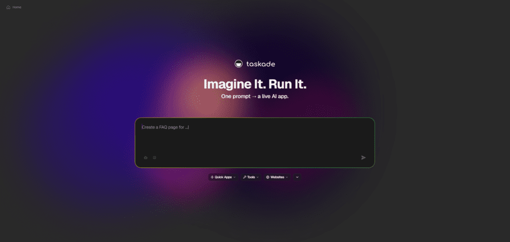 Taskade Genesis: No-Code AI App Builder and Workflow Automation