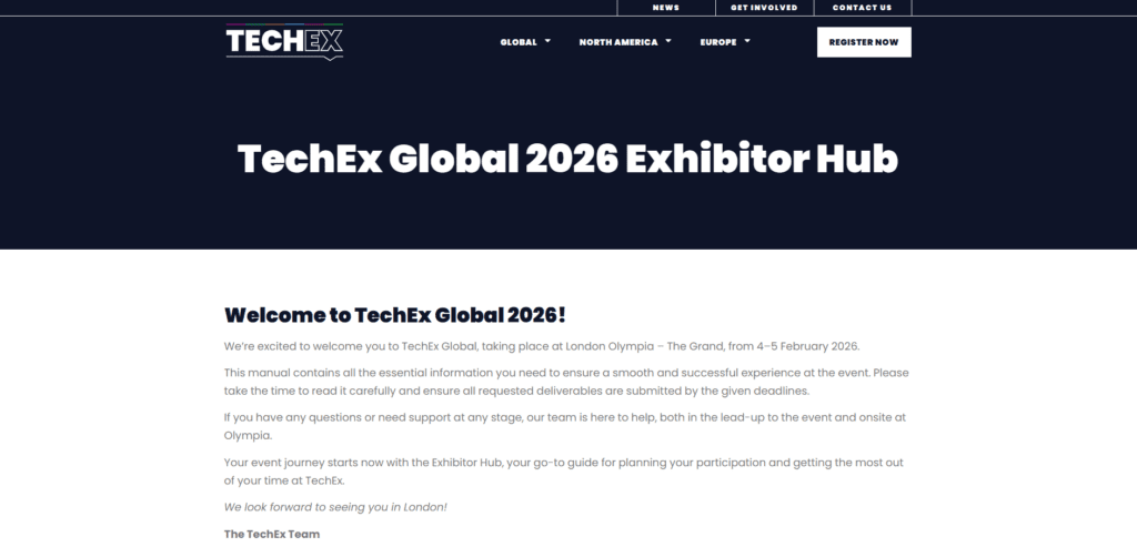 TechEx Global 2026 — February 4-5, London