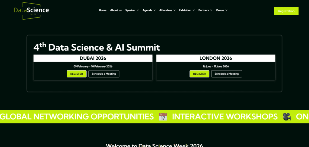 4th Data Science & AI Summit Dubai 2026 — February 9-10, Dubai