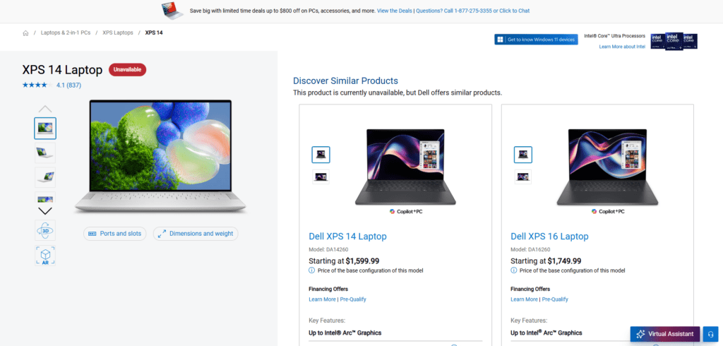 Dell XPS 14 (9440) Laptop
