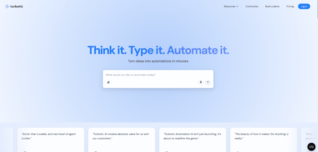 Turbotic Automation AI — Natural Language AI for Workflow Automation Without Technical Barriers