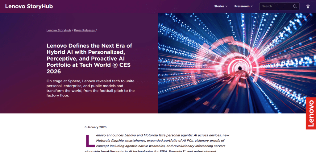 Lenovo Qira AI Super-Agent Device