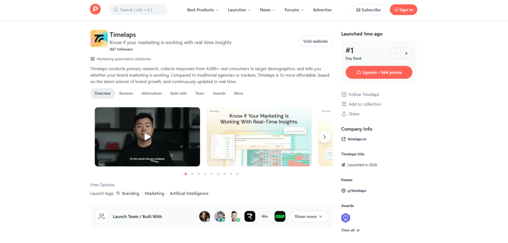 Timelaps: Real-Time Marketing Analytics for Agile Campaign Decisions