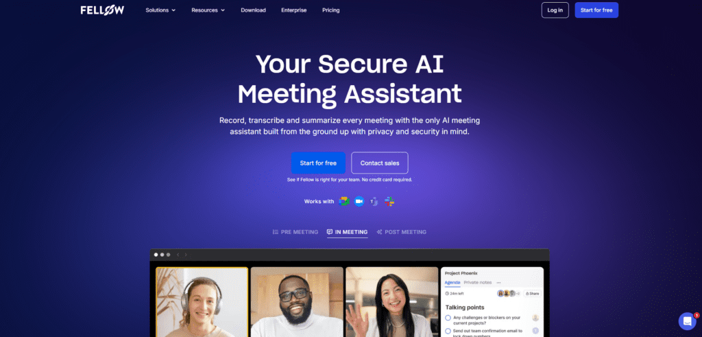 Fellow 5.0: Meeting Productivity AI to Extract Strategic Insights