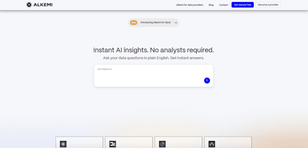 Alkemi: AI-Driven Data Insights Embedded in Team Communication