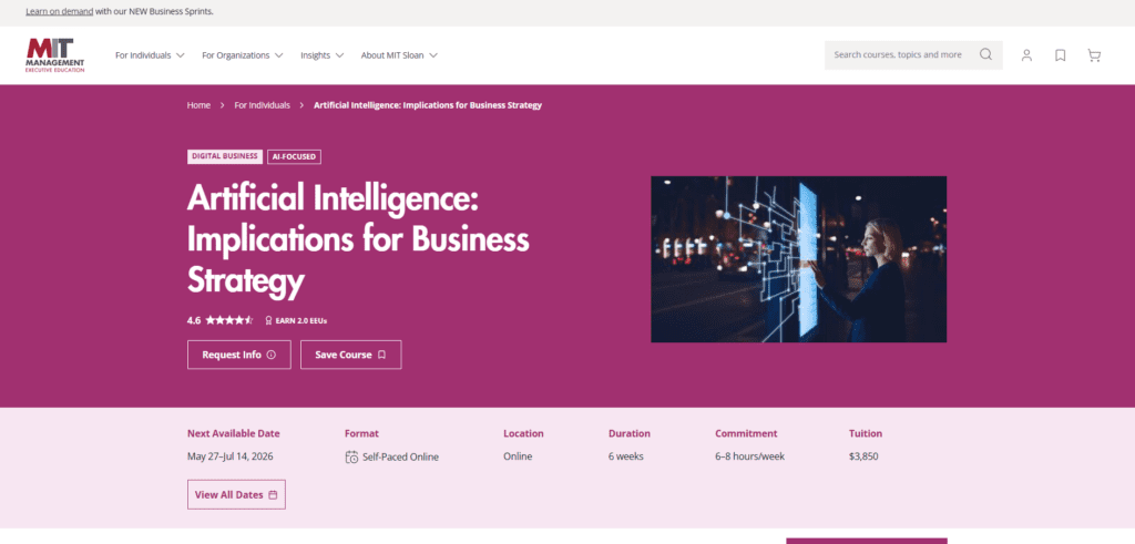 Artificial Intelligence: Implications for Business Strategy