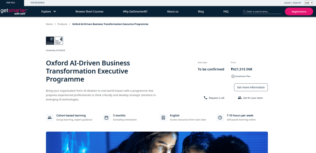University of Oxford, Saïd Business School / edx