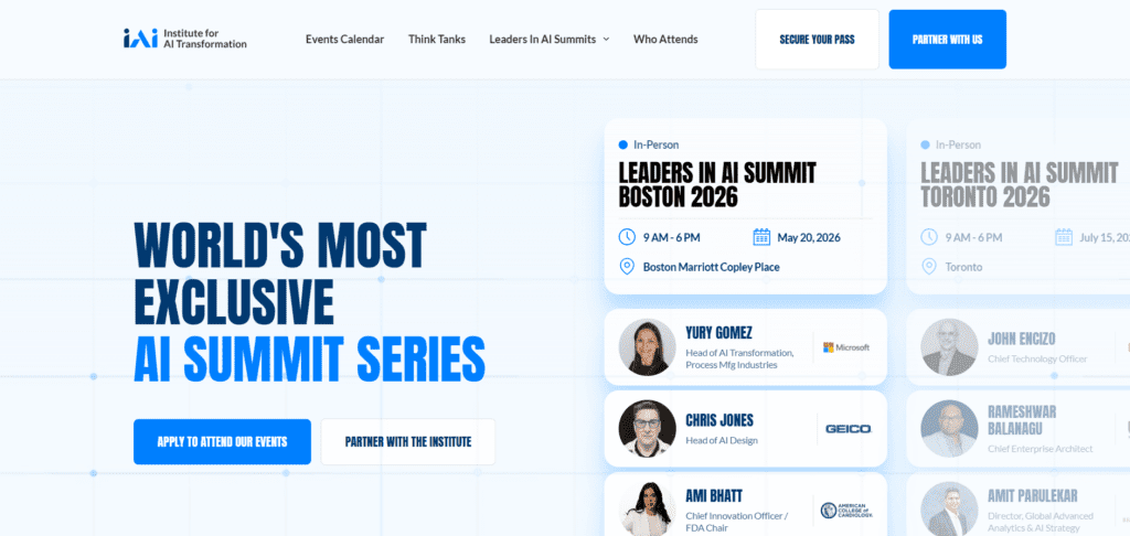 Leaders In AI Summit