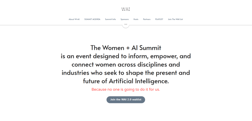 Women in AI Summit