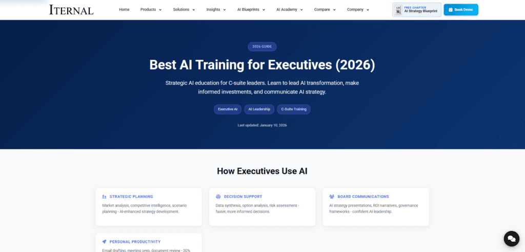 Iternal AI Academy: Executive AI Programs