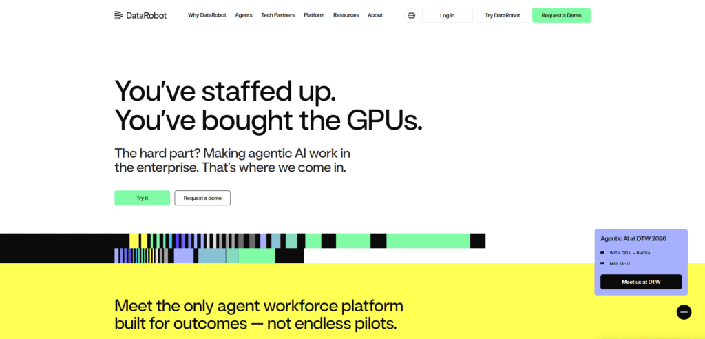 DataRobot: Automated Machine Learning for Business Intelligence