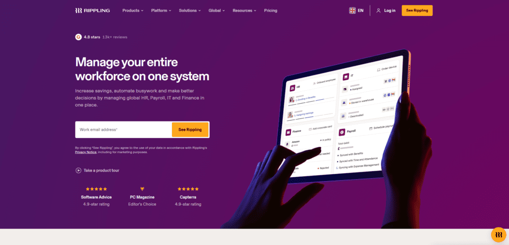 Rippling AI: AI-Driven Automation in HR and Workforce Management