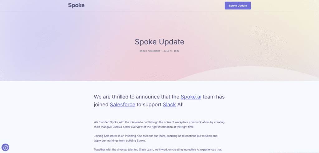 Spoke AI: Automated Internal Business Inquiry Management