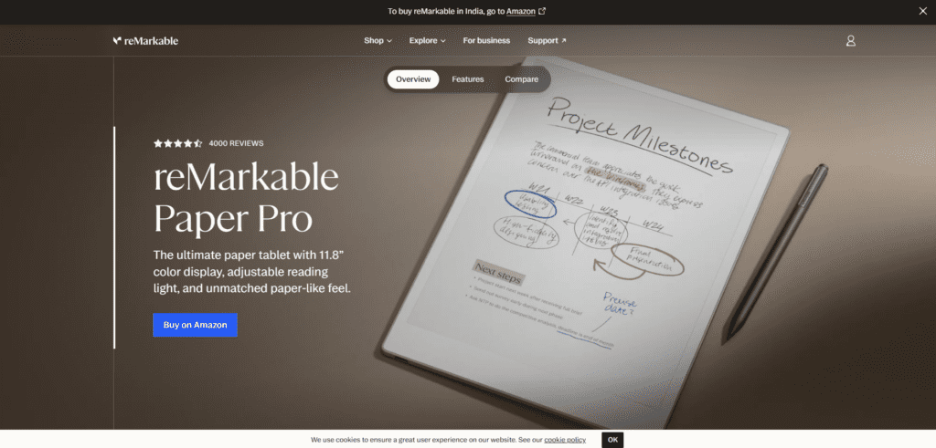 reMarkable Paper Pro – Executive Digital Notebook