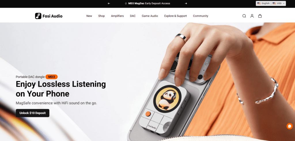 Fosi Audio MD3 Magnetic DAC/Amp