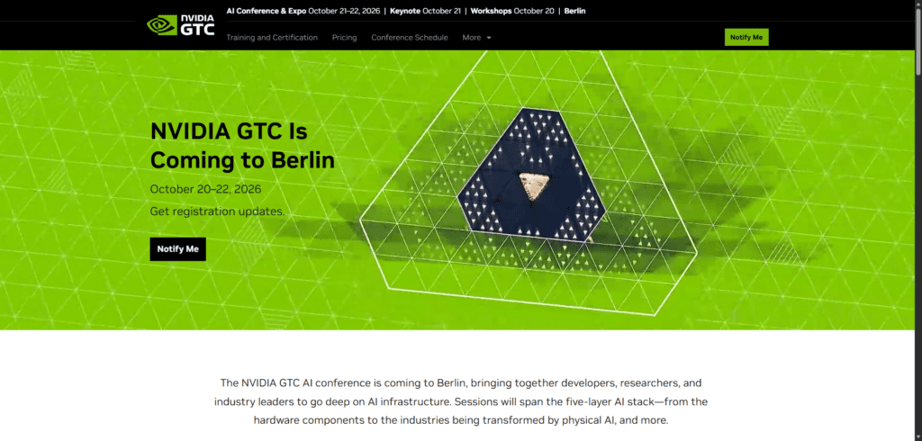 AI Conference in Berlin _ GTC 2026_ Deep Learning & Tech Workshops _ NVIDIA