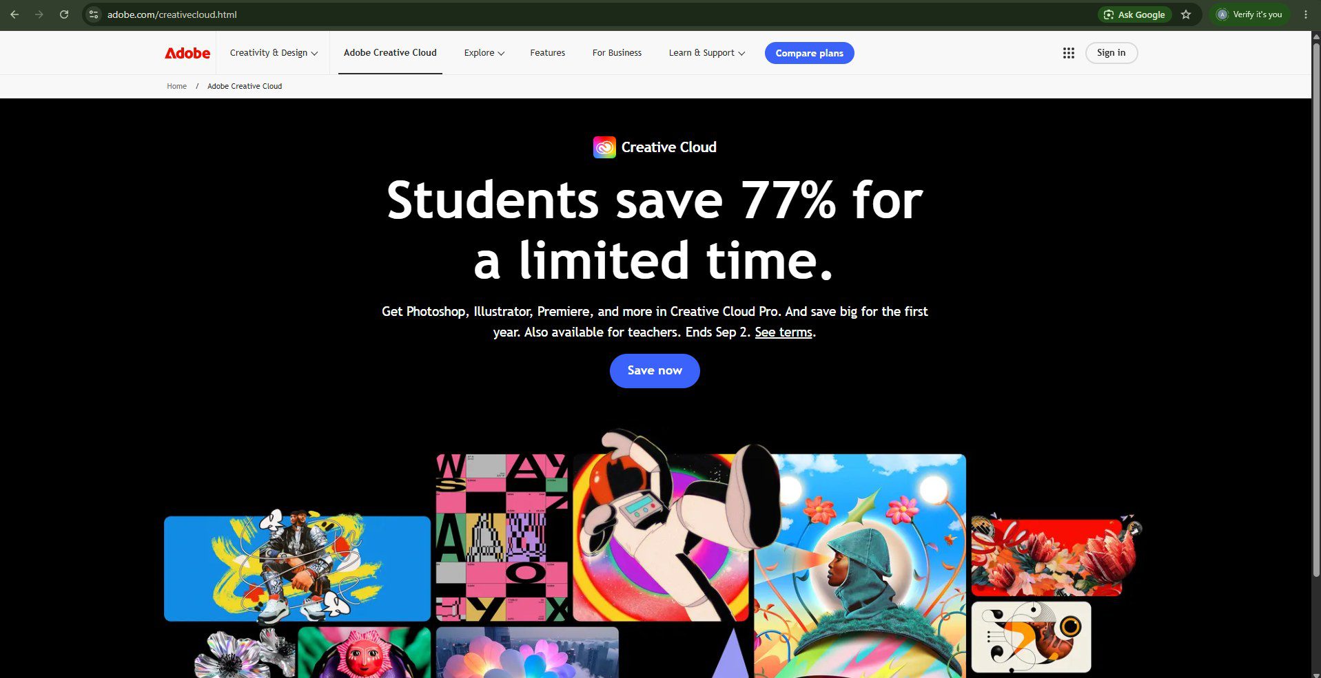 Adobe Creative Cloud with AI Features