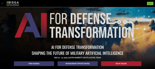 AI for Defense Transformation 2025