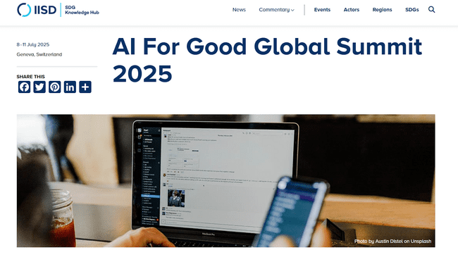 AI For Good Global Summit 2025