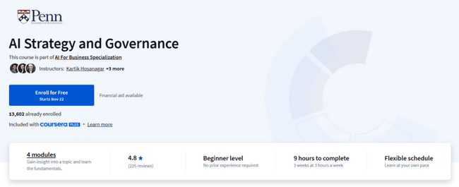 AI Strategy and Governance – University of Pennsylvania