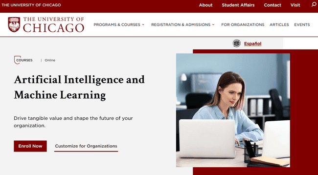 Artificial Intelligence and Machine Learning – University of Chicago Professional Education