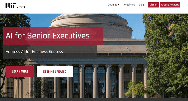 AI for Senior Executives – MIT xPRO