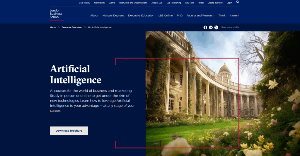 London Business School – AI for Business Leaders