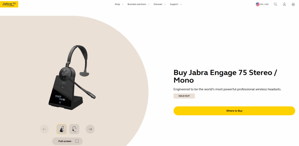 Jabra Engage 75 Wireless Headset System