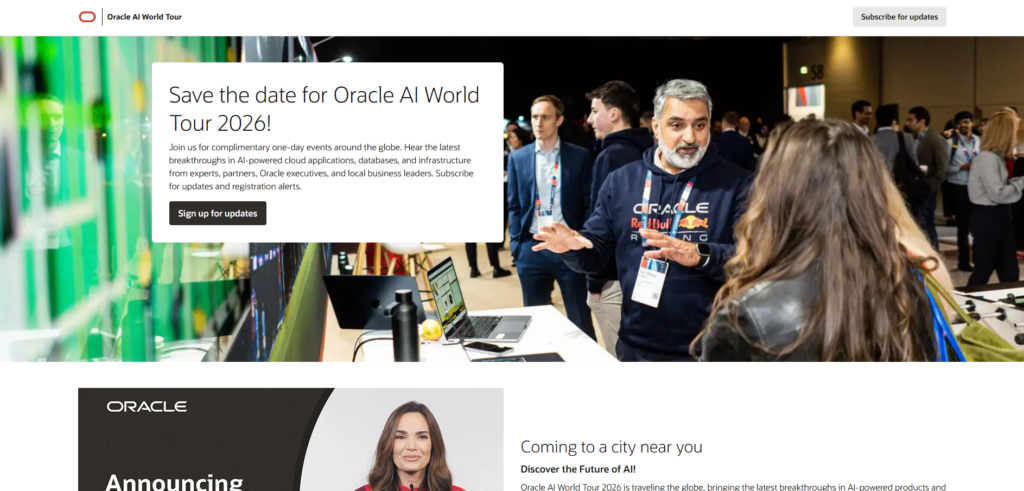 Oracle AI Tour and Summit