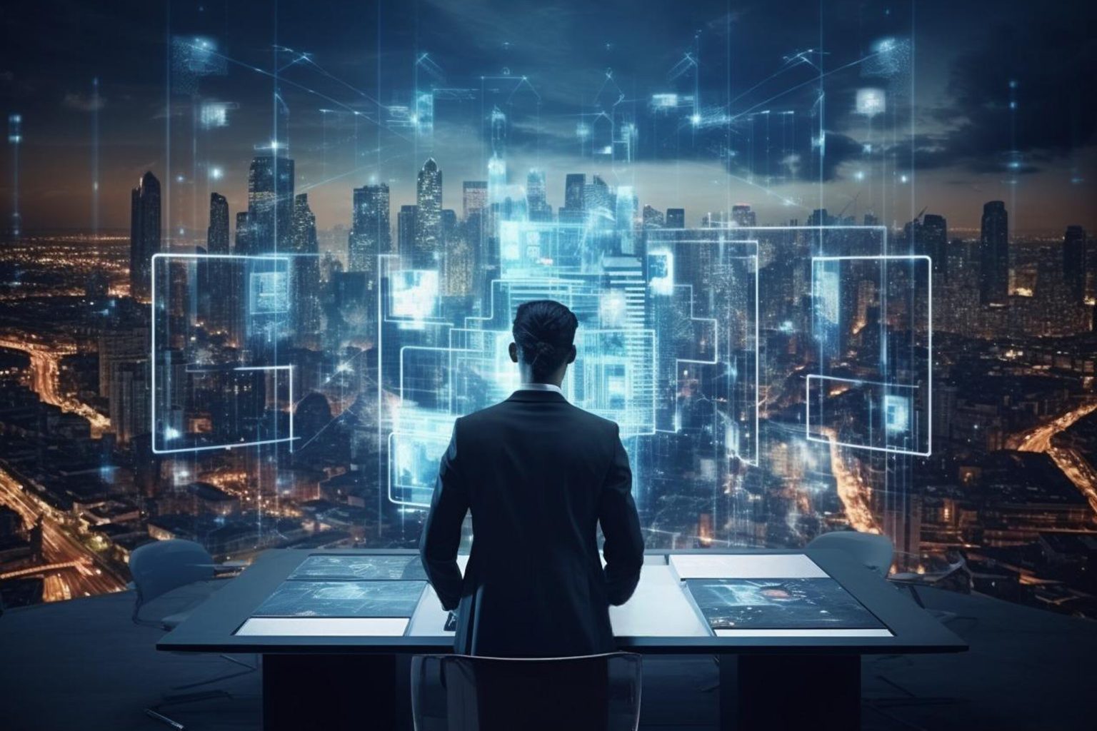 business-person-futuristic-business-environment