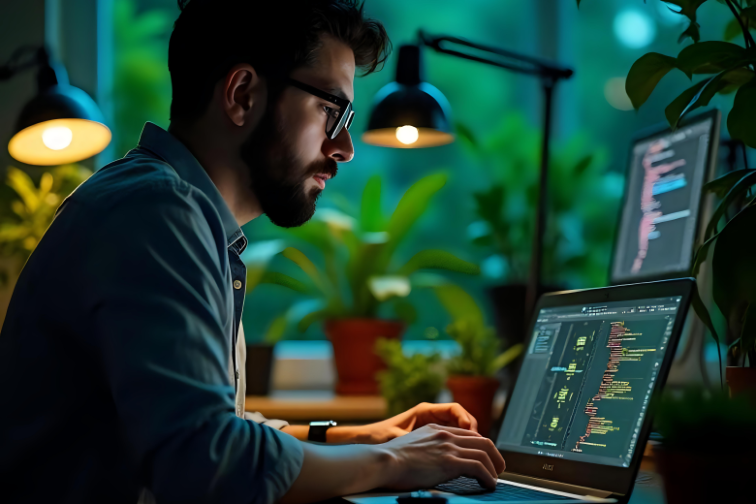 man-developing-software-hightech-office man-developing-software-hightech-office